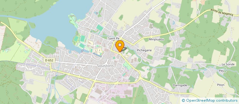 localisation de l'entreprise MADAME JULIETTE CHRETIEN à SOUSTONS