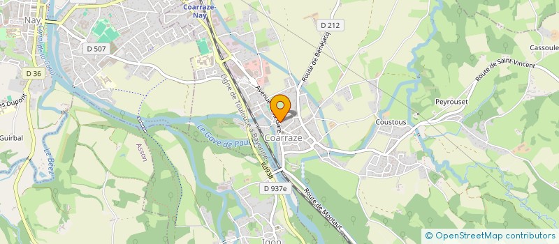 localisation de l'entreprise MADAME JULIETTE CINTAS  COARRAZE