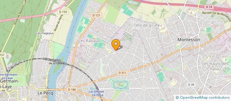 localisation de l'entreprise MADAME JULIETTE CLARISSE DIDELOT  LE VESINET