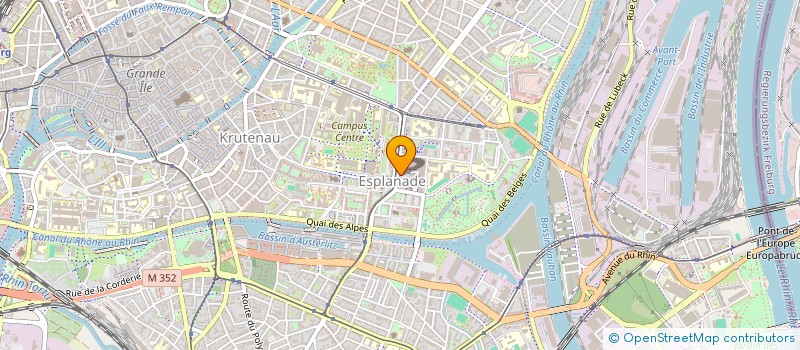 localisation de l'entreprise MADAME JULIETTE CLAUSS à STRASBOURG