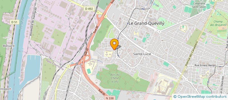 localisation de l'entreprise MADAME JULIETTE CLECH  LE GRAND-QUEVILLY