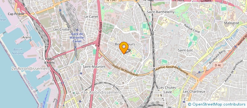 localisation de l'entreprise MADAME JULIETTE CLERICI à MARSEILLE