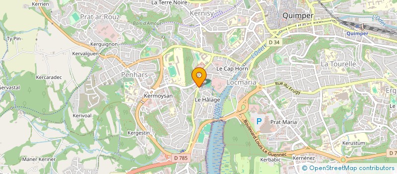 localisation de l'entreprise MADAME JULIETTE COCKS à QUIMPER