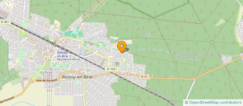 localisation de l'entreprise MADAME JULIETTE COEZY  ROISSY-EN-BRIE