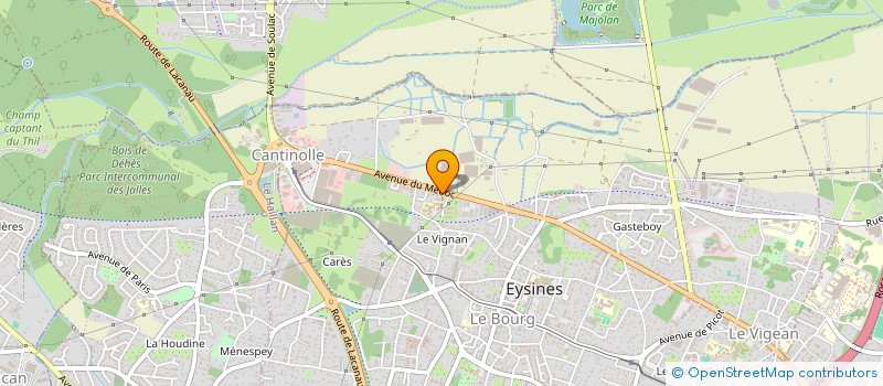 localisation de l'entreprise MADAME JULIETTE CORFIAS  EYSINES