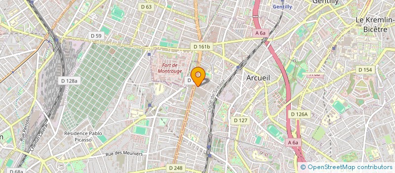 localisation de l'entreprise MADAME JULIETTE COSTES à ARCUEIL