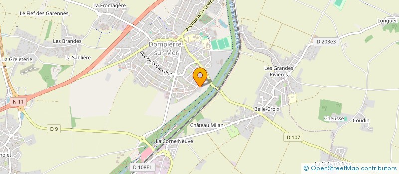 localisation de l'entreprise MADAME JULIETTE COURMONT  DOMPIERRE-SUR-MER