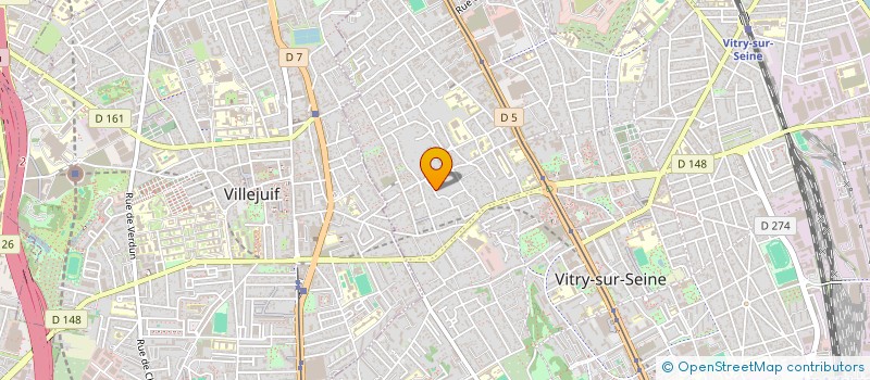 localisation de l'entreprise MADAME JULIETTE COUSIN  VITRY-SUR-SEINE