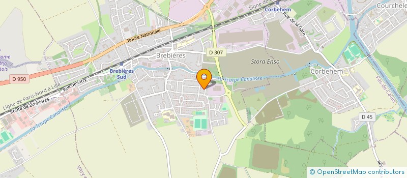 localisation de l'entreprise MADAME JULIETTE COUSIN  BREBIERES