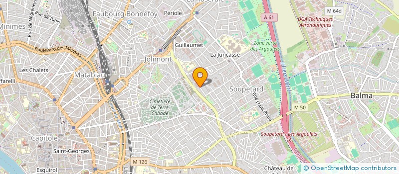 localisation de l'entreprise MADAME JULIETTE COUSIN  TOULOUSE