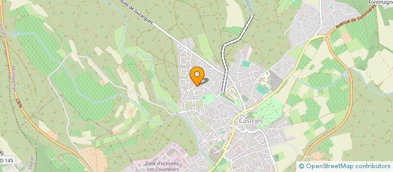 localisation de l'entreprise MADAME JULIETTE CRETIN  CASTRIES