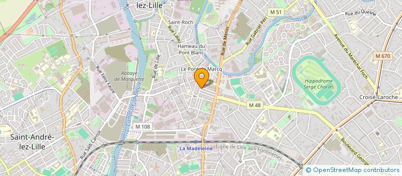 localisation de l'entreprise MADAME JULIETTE DANCHIN à MARCQ-EN-BARŒUL