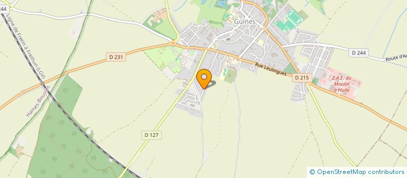 localisation de l'entreprise MADAME JULIETTE DANDRES  GUINES