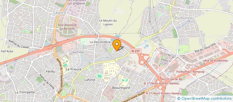 localisation de l'entreprise MADAME JULIETTE DANIEAU à PUILBOREAU
