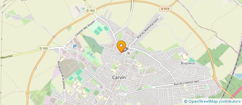 localisation de l'entreprise MADAME JULIETTE DANJOU  CARVIN