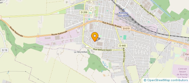 localisation de l'entreprise MADAME JULIETTE DARBOT  ROMILLY-SUR-SEINE