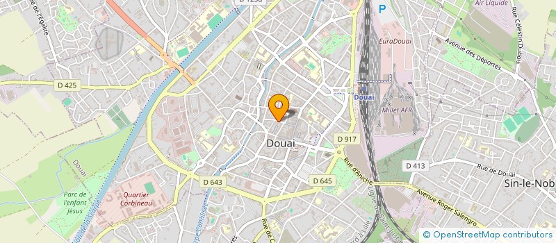 localisation de l'entreprise MADAME JULIETTE DARLOY à DOUAI