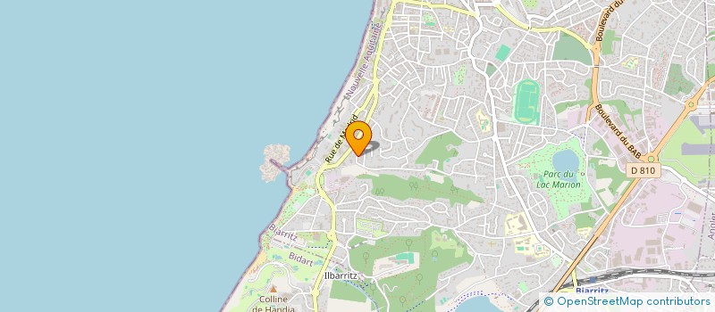 localisation de l'entreprise MADAME JULIETTE DE MAUPEOU D'ABLEIGES à BIARRITZ