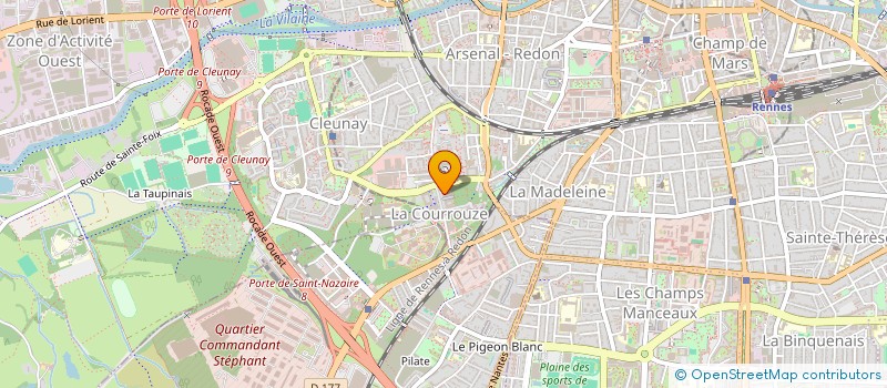 localisation de l'entreprise MADAME JULIETTE DE PARSCAU DU PLESSIX  RENNES