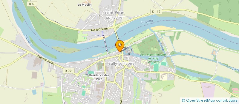 localisation de l'entreprise MADAME JULIETTE DE PERSON à SULLY-SUR-LOIRE