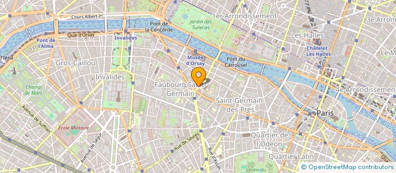 localisation de l'entreprise MADAME JULIETTE DE WARREN LE PELETIER DE ROSANBO  PARIS