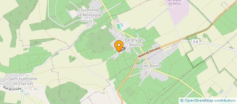 localisation de l'entreprise MADAME JULIETTE DEFOSSEZ  PARGNY-LES-REIMS