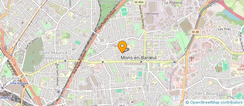 localisation de l'entreprise MADAME JULIETTE DELANNOYE  MONS-EN-BARUL