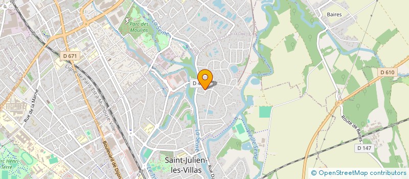 localisation de l'entreprise MADAME JULIETTE DELATTRE  SAINT-JULIEN-LES-VILLAS