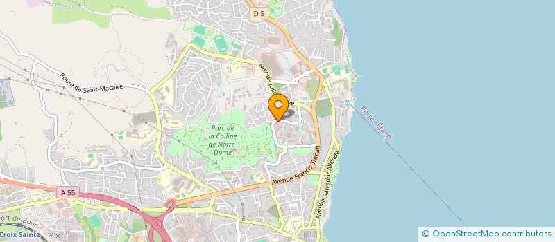 localisation de l'entreprise MADAME JULIETTE DELAUNE  MARTIGUES