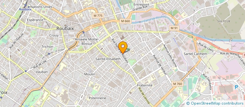 localisation de l'entreprise MADAME JULIETTE DELVAL à ROUBAIX