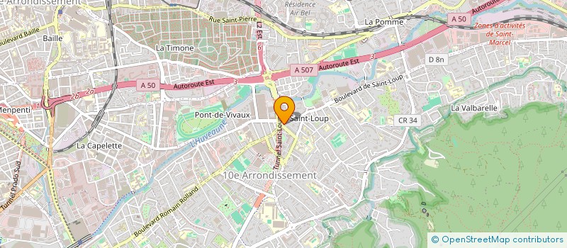 localisation de l'entreprise MADAME JULIETTE DEROUSSENT  MARSEILLE