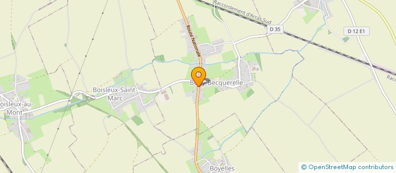 localisation de l'entreprise MADAME JULIETTE DERUELLE  BOIRY-BECQUERELLE