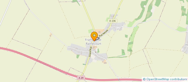 localisation de l'entreprise MADAME JULIETTE DESCENDRE  FRAMERVILLE-RAINECOURT