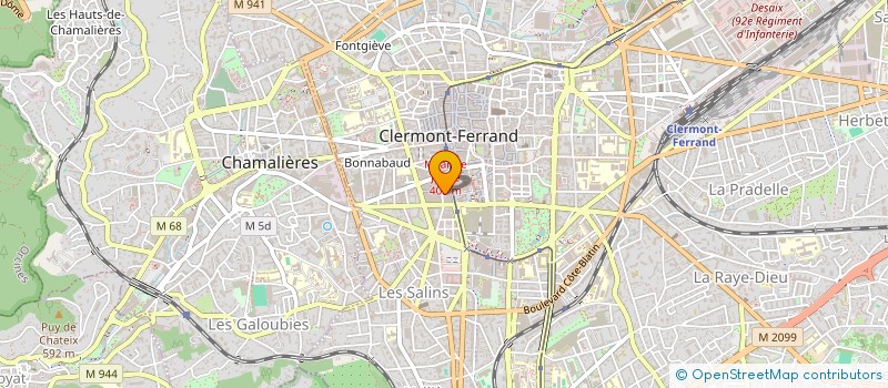 localisation de l'entreprise MADAME JULIETTE DESCUBES-DESGUERAINES  CLERMONT-FERRAND