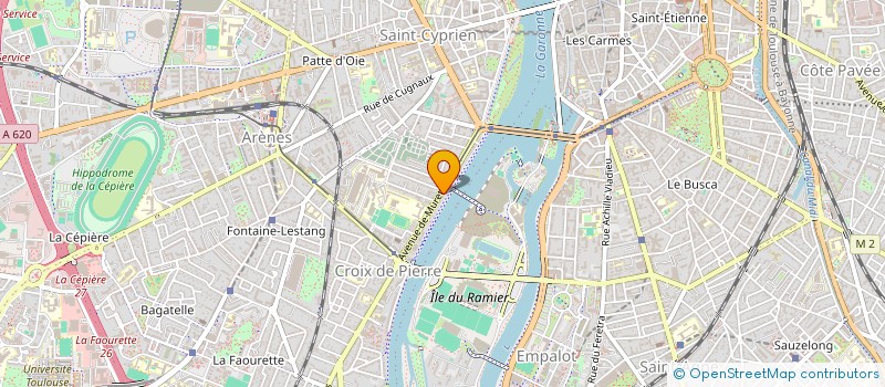 localisation de l'entreprise MADAME JULIETTE DETOT  TOULOUSE