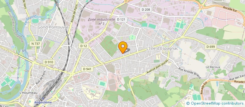localisation de l'entreprise MADAME JULIETTE DEVAUD  L'ISLE-D'ESPAGNAC