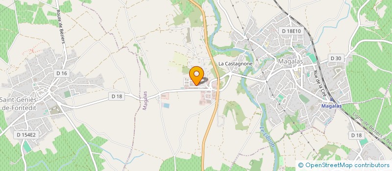 localisation de l'entreprise MADAME JULIETTE DEVAUX à MAGALAS