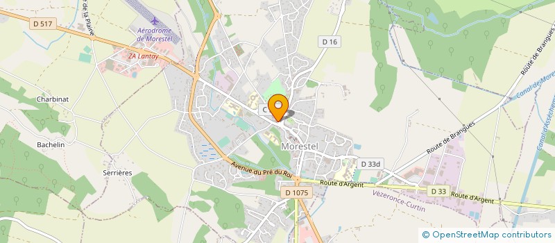 localisation de l'entreprise MADAME JULIETTE DI MARTINO  MORESTEL