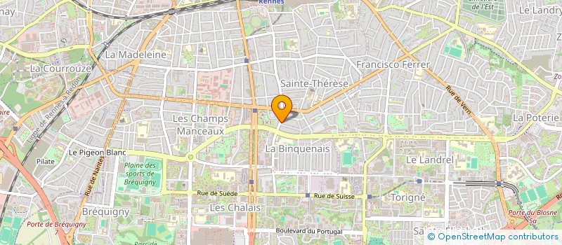 localisation de l'entreprise MADAME JULIETTE DIEUDONNE  RENNES