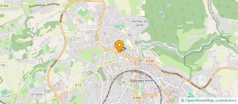 localisation de l'entreprise MADAME JULIETTE DIONNET à VOIRON