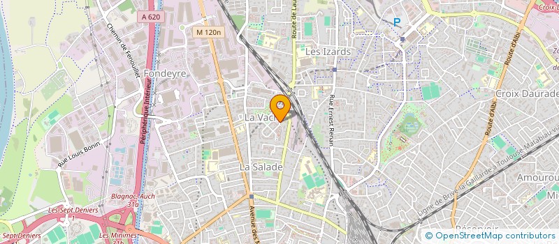 localisation de l'entreprise MADAME JULIETTE DOMAGE à TOULOUSE