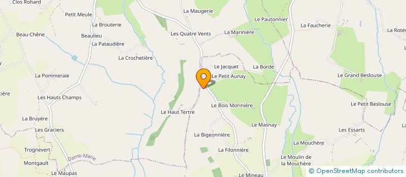 localisation de l'entreprise MADAME JULIETTE DOUGUET à SAINT-CYR-LA-ROSIERE