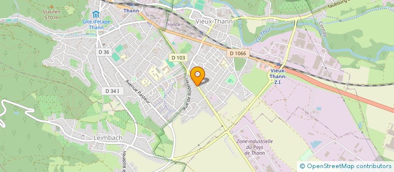 localisation de l'entreprise MADAME JULIETTE DREYER à LEIMBACH