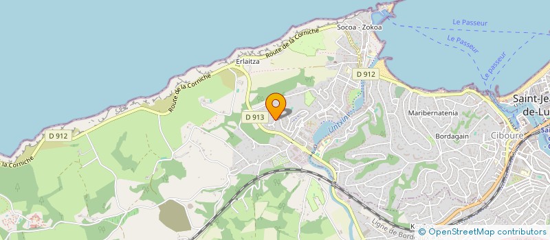 localisation de l'entreprise MADAME JULIETTE DREYFUS  URRUGNE