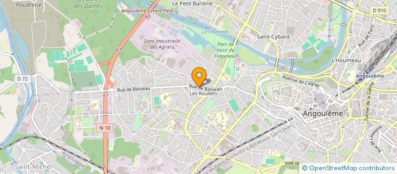 localisation de l'entreprise MADAME JULIETTE DUBOS à ANGOULEME