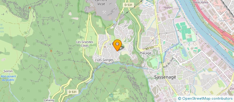 localisation de l'entreprise MADAME JULIETTE DUBOST  SASSENAGE