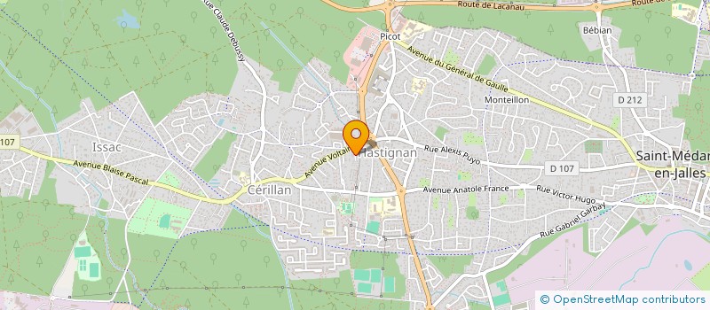 localisation de l'entreprise MADAME JULIETTE DUBREIL  SAINT-MEDARD-EN-JALLES