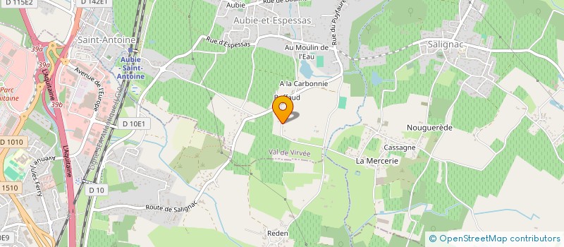 localisation de l'entreprise MADAME JULIETTE DUBREUIL  VAL DE VIRVEE