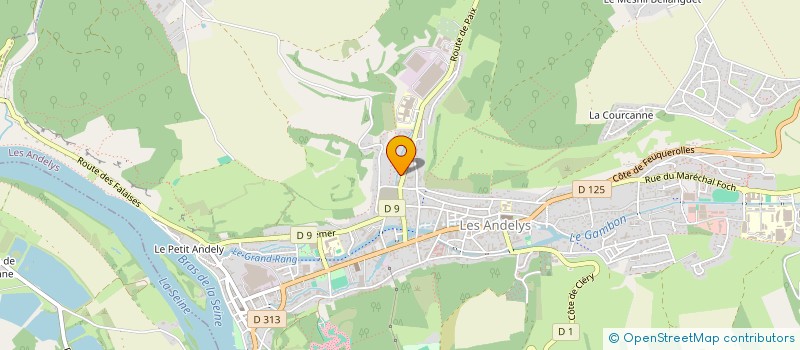 localisation de l'entreprise MADAME JULIETTE DUCHESNE  LES ANDELYS