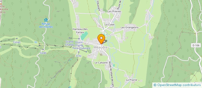 localisation de l'entreprise MADAME JULIETTE DUCORDEAU  AUTRANS-MEAUDRE EN VERCORS